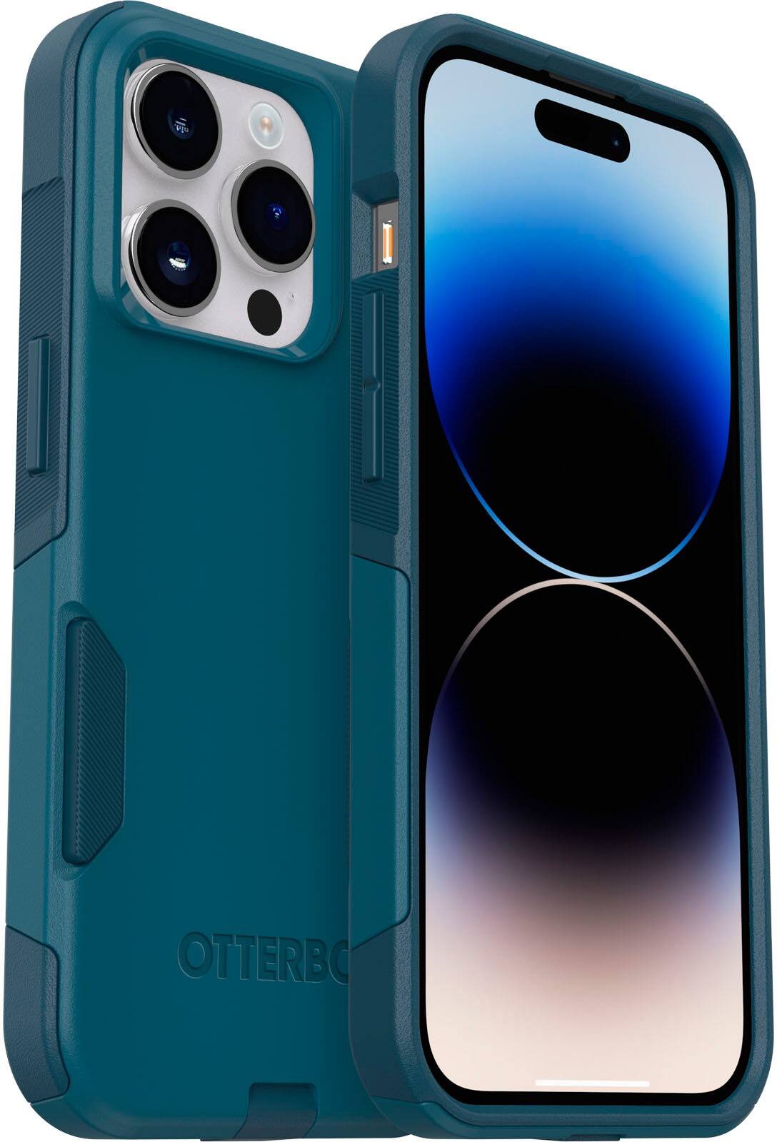 Alt View 1. OtterBox - Commuter Series Hard Shell for Apple iPhone 14 Pro - Don't Be Blue.