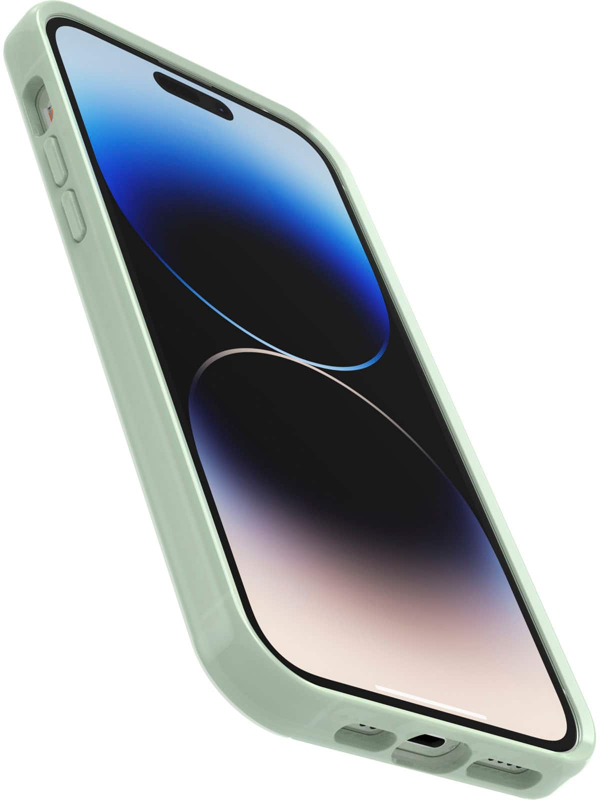 Angle. OtterBox - Symmetry Series+ for MagSafe Hard Shell for Apple iPhone 14 Pro Max - Sage Advice.