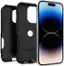 Angle. OtterBox - Commuter Series Hard Shell for Apple iPhone 14 Pro - Black.