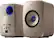 Angle. KEF - LSXII Wireless Bookshelf Speakers Pair - TAN.