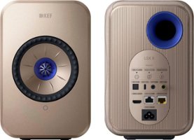 KEF - LSXII Wireless Bookshelf Speakers Pair - TAN - Front_Zoom