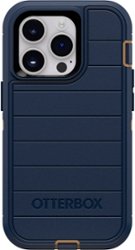 OtterBox - Defender Series Pro Hard Shell for Apple iPhone 14 Pro - Blue Suede Shoes - Front_Zoom
