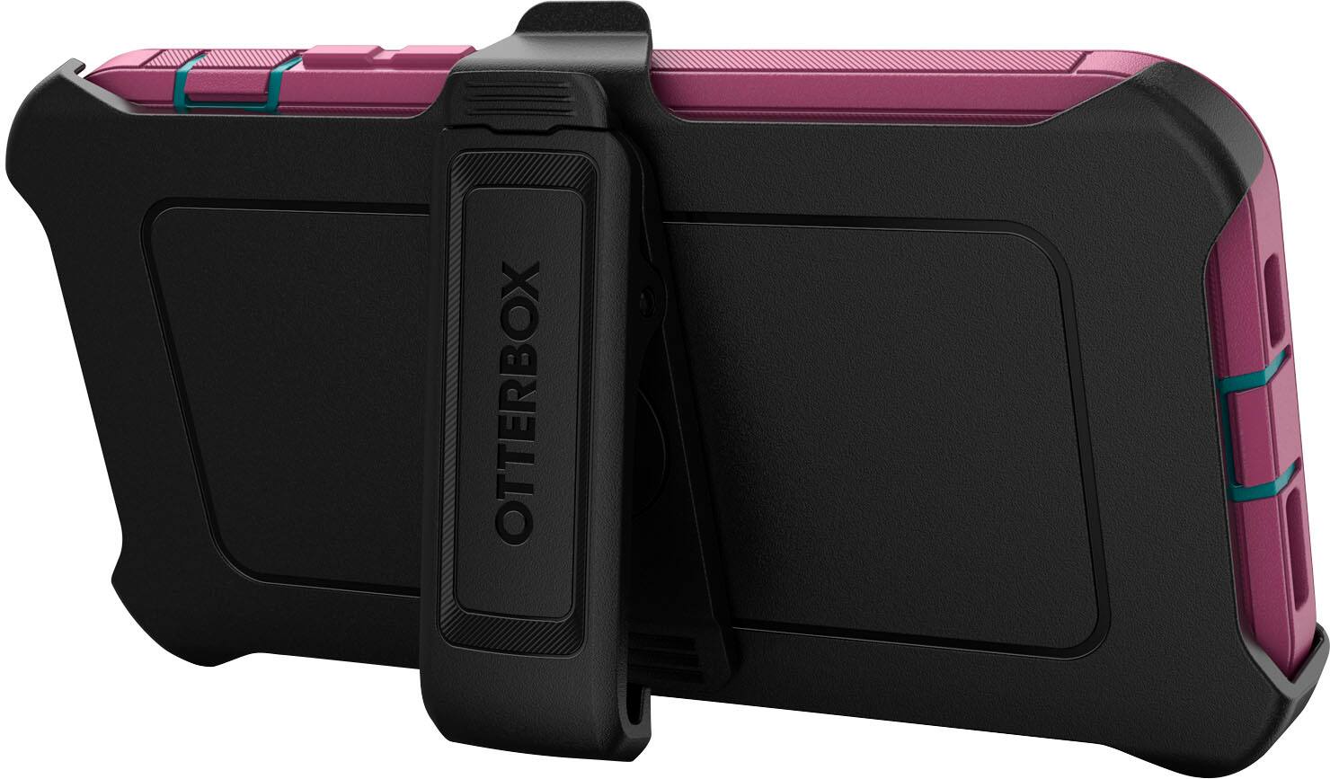 Left View: OtterBox - Defender Series Pro Hard Shell for Apple iPhone 14 Pro Max - Canyon Sun
