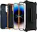 Angle. OtterBox - Defender Series Pro Hard Shell for Apple iPhone 14 Pro Max - Blue Suede Shoes.