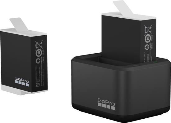 GoPro Enduro Dual Battery Charger + Battery (HERO12 Black/HERO11  Black/HERO10 Black/HERO9 Black) Black ADDBD-211 - Best Buy