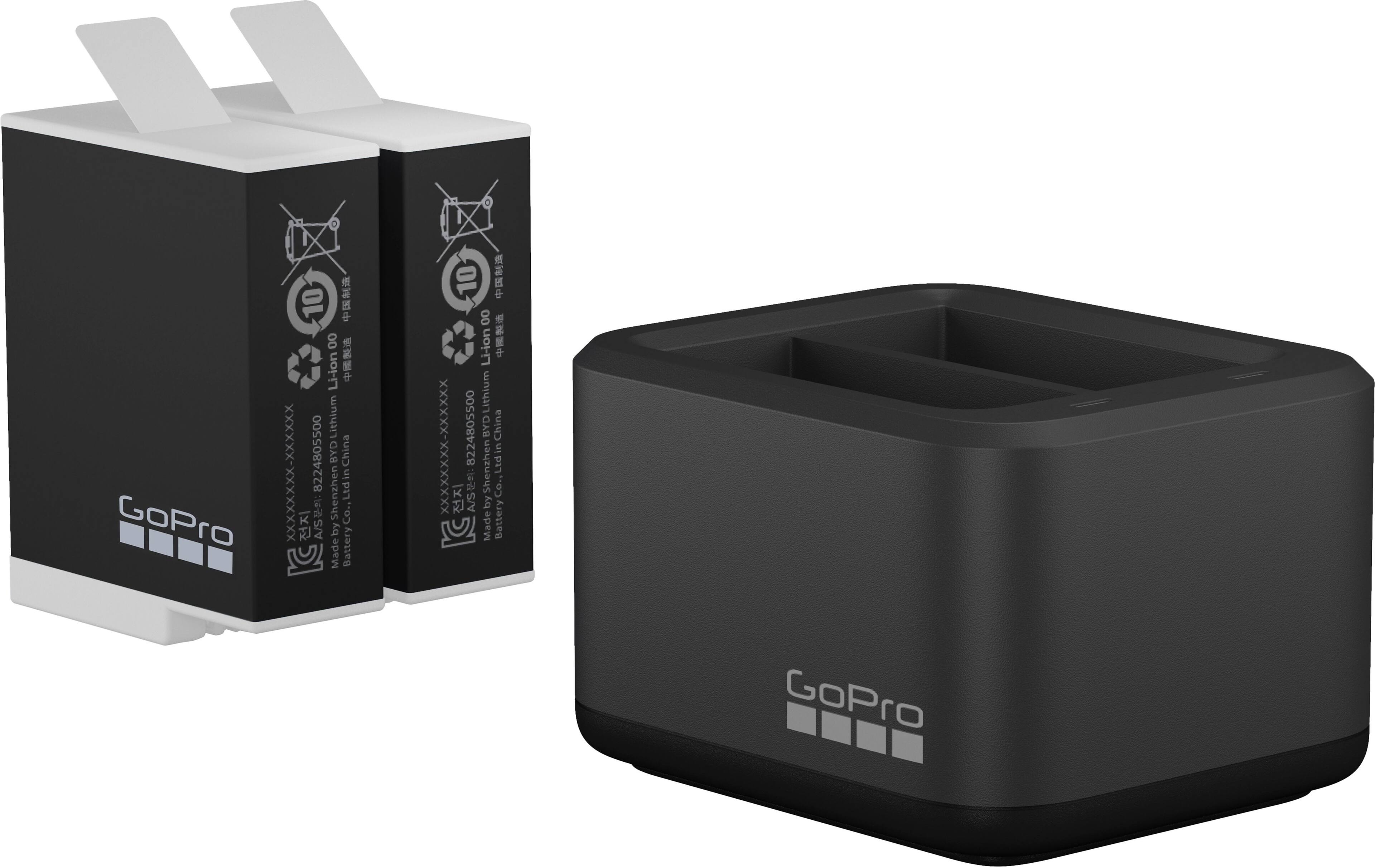 Alt View 12. GoPro - Enduro Dual Battery Charger + Battery (HERO12 Black/HERO11 Black/HERO10 Black/HERO9 Black) - Black.