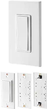 Front. Leviton - Decora Anywhere Switch Companion (2nd Gen) - White.