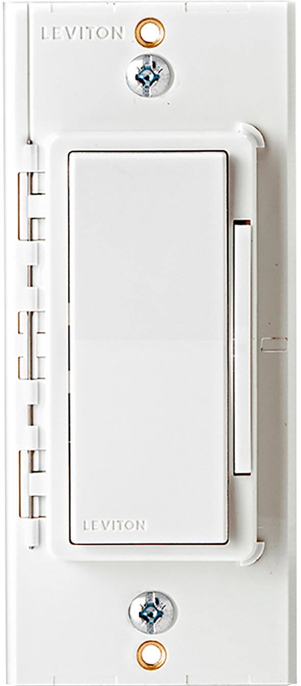 Alt View 13. Leviton - Decora Anywhere Dimmer Switch Companion (2nd Gen) - White.