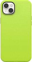 OtterBox - Symmetry Series+ for MagSafe Hard Shell for Apple iPhone 14 Plus - Lime All Yours - Front_Zoom