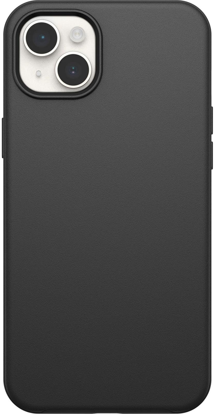 Front. OtterBox - Symmetry Series+ for MagSafe Hard Shell for Apple iPhone 14 Plus - Black.