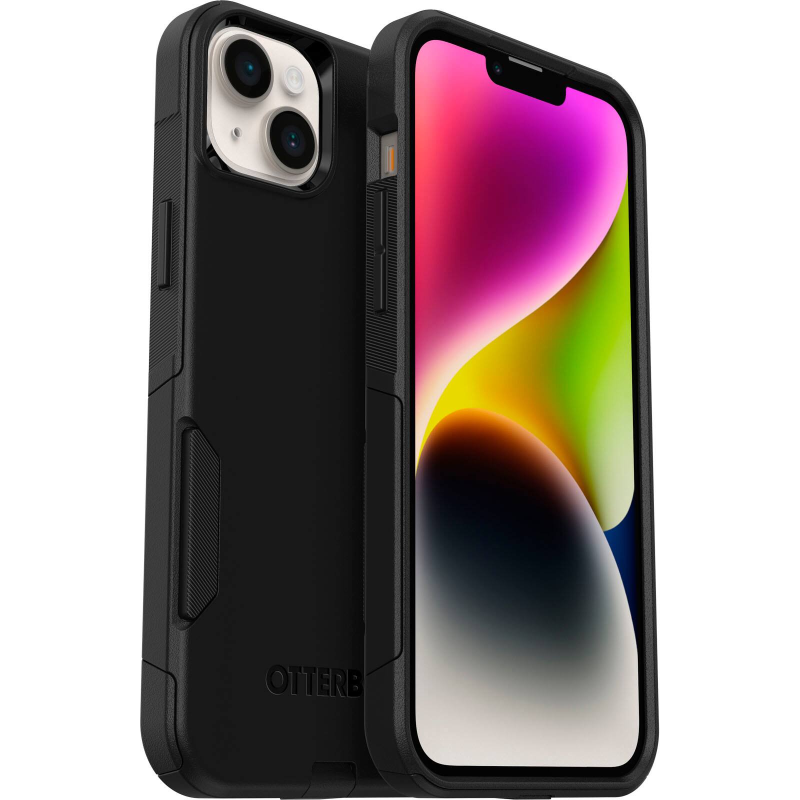 Alt View 1. OtterBox - Commuter Series Hard Shell for Apple iPhone 14 Plus - Black.