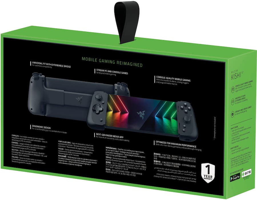 新品☆未開封 RAZER KISHI V2 for Androidコントローラー Razer Kishi V2 Wireless Gaming Controller for Android Black