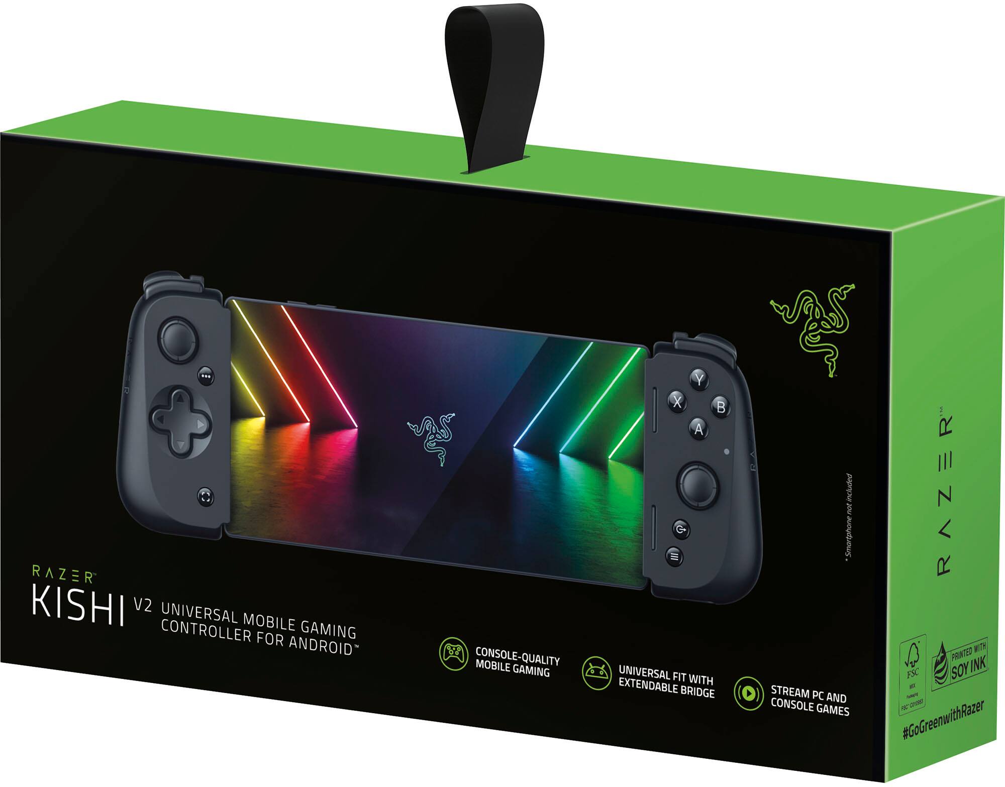 Alt View 15. Razer - Kishi V2 Gaming Controller for Android - Black.