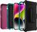 Angle. OtterBox - Defender Series Pro Hard Shell for Apple iPhone 14 Plus - Canyon Sun.