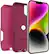 Angle. OtterBox - Commuter Series Hard Shell for Apple iPhone 14 Plus - Into the Fuchsia.