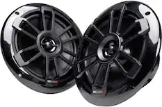 Front. MB Quart - Nautic 6.5" 2-Way Marine Speaker with Composite Polypropylene Cones (Pair) - Black.
