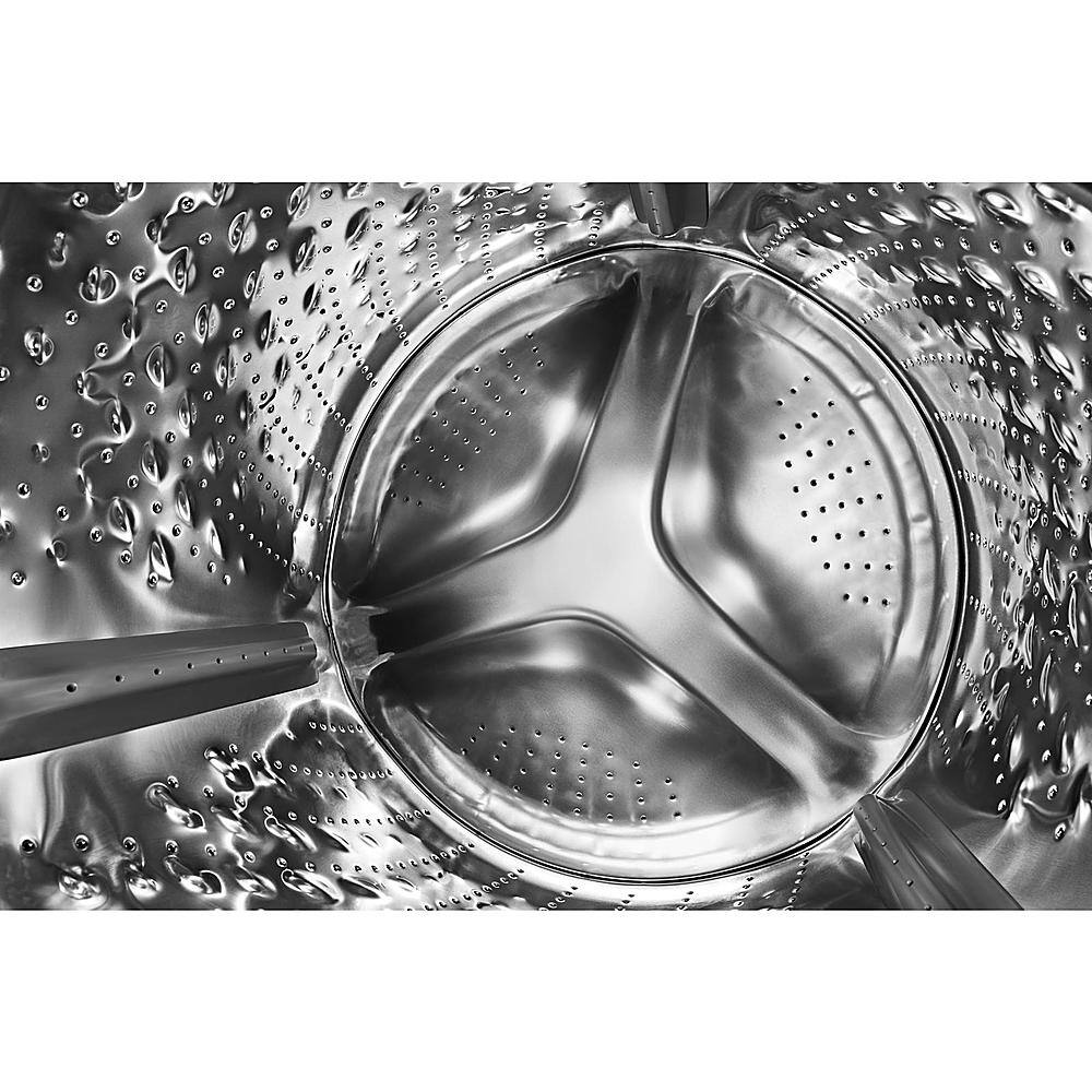 Alt View 6. Whirlpool - 4.5 Cu. Ft. High-Efficiency Stackable Front Load Washer with Steam and Tumble Fresh - Chrome Shadow.