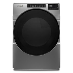 Whirlpool - 7.4 Cu. Ft. Stackable Electric Dryer with Wrinkle Shield - Chrome Shadow