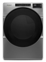 Whirlpool - 7.4 Cu. Ft. Stackable Gas Dryer with Wrinkle Shield - Chrome Shadow - Front_Zoom