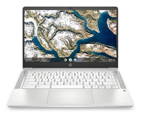 HP – 14″ Chromebook  – Intel Celeron N4120 – 4GB Memory – 64GB eMMC – Ceramic white