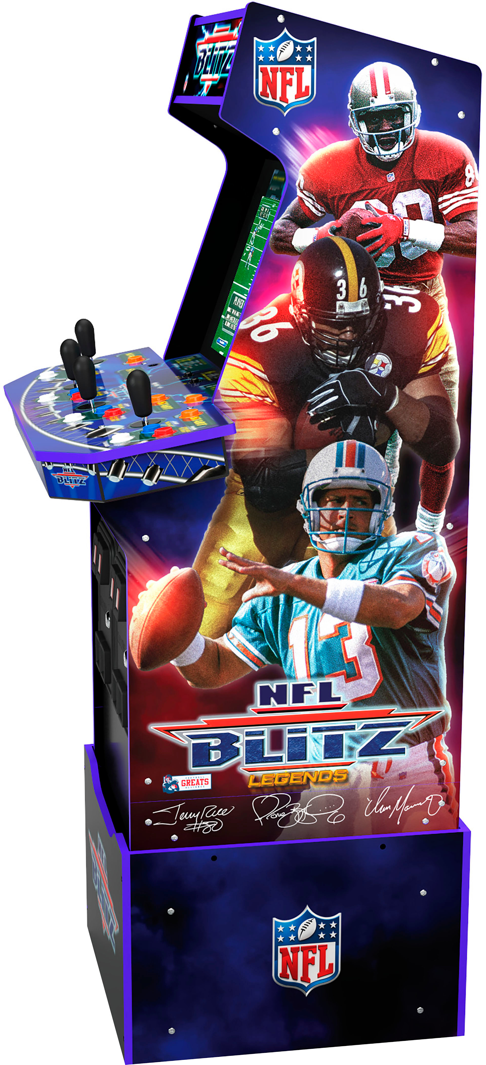 Arcade1Up NFL Blitz Arcade with Riser and Lit Marquee Multi NFL-A-207410 -  Best Buy