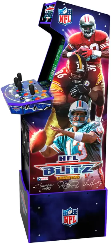 Arcade1Up - NFL Blitz Arcade with Riser and Lit Marquee - Multi