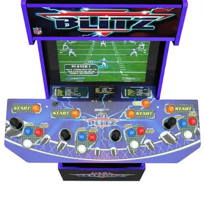 Arcade1Up - NFL Blitz Arcade with Riser and Lit Marquee - Multi
