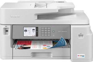 Brother - MFC-J5855DW INKvestment Tank All-in-One Inkjet Printer with up to 1-Year of Ink In-box - Front_Zoom
