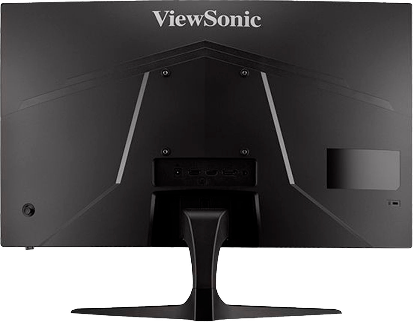Back View: ViewSonic - OMNI VX2418C 24" LCD FHD FreeSync Curved Gaming Monitor (HDMI and DisplayPort) - Black