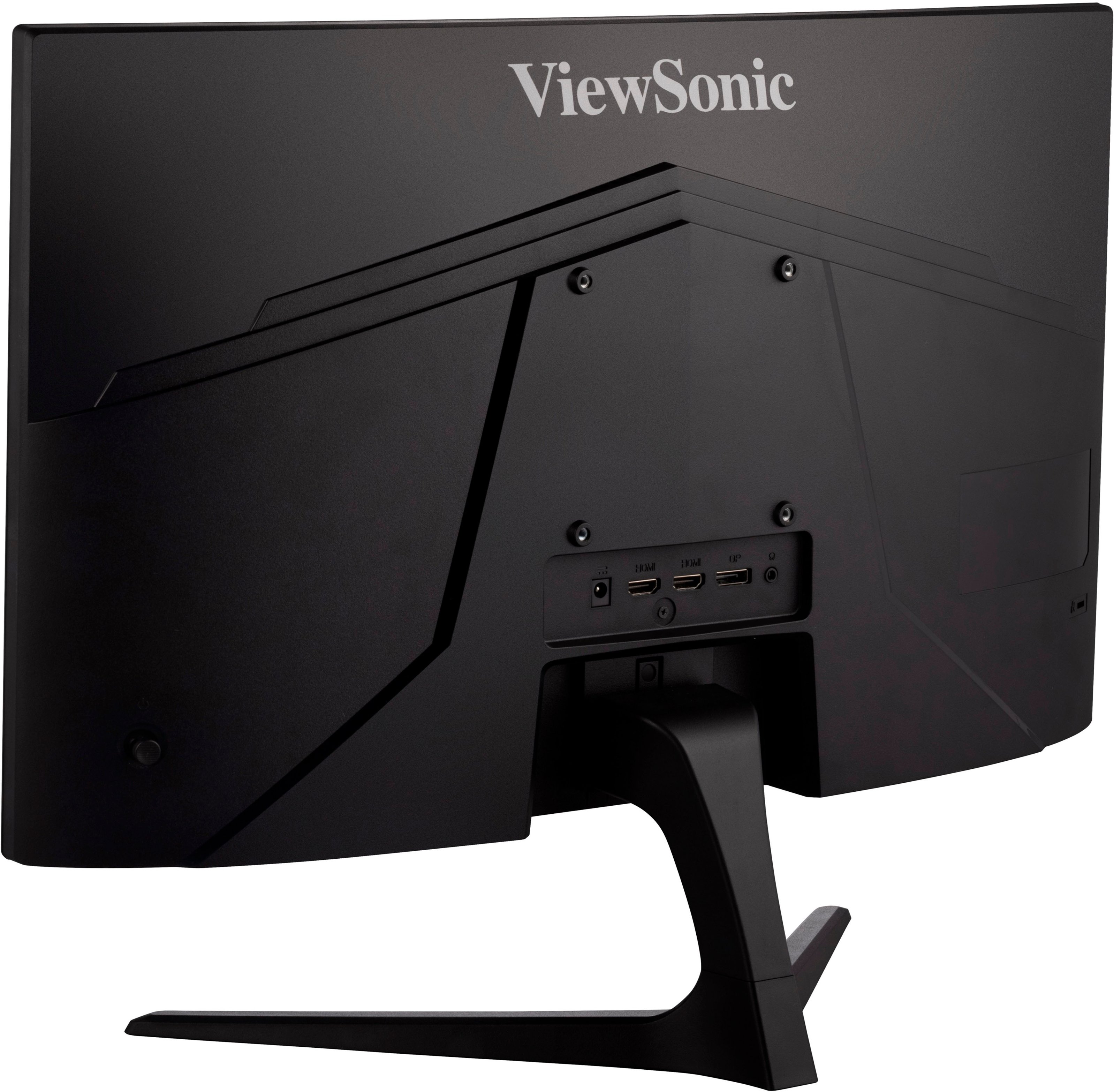 Angle View: ViewSonic - OMNI VX2418C 24" LCD FHD FreeSync Curved Gaming Monitor (HDMI and DisplayPort) - Black