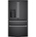 Front. Café - 22.3 Cu. Ft. Counter-Depth 4-Drawer French-Door Refrigerator, Customizable - Matte Black.