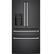 Front. Café - 22.3 Cu. Ft. Counter-Depth 4-Drawer French-Door Refrigerator, Customizable - Matte Black.