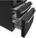 Alt View 11. Café - 22.3 Cu. Ft. Counter-Depth 4-Drawer French-Door Refrigerator, Customizable - Matte Black.