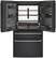Alt View 2. Café - 22.3 Cu. Ft. Counter-Depth 4-Drawer French-Door Refrigerator, Customizable - Matte Black.