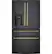 Alt View 38. Café - 22.3 Cu. Ft. Counter-Depth 4-Drawer French-Door Refrigerator, Customizable - Matte Black.