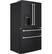 Left. Café - 22.3 Cu. Ft. Counter-Depth 4-Drawer French-Door Refrigerator, Customizable - Matte Black.