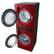 Alt View 17. LG - 4.5 Cu. Ft. HE Smart Front Load Washer and 7.4 Cu. Ft. Electric Dryer WashTower with Steam and Built-In Intelligence - Candy Apple Red.