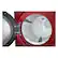 Alt View 22. LG - 4.5 Cu. Ft. HE Smart Front Load Washer and 7.4 Cu. Ft. Electric Dryer WashTower with Steam and Built-In Intelligence - Candy Apple Red.