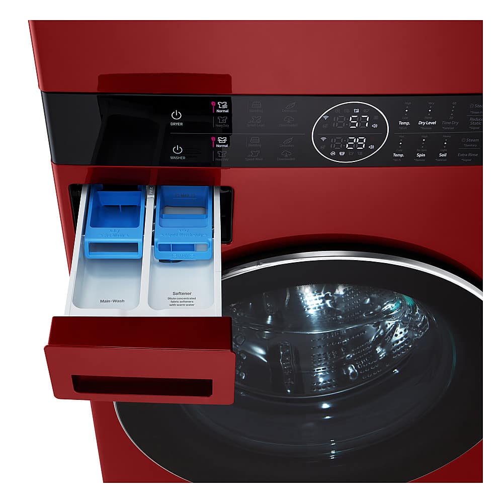 Best Buy: LG 4.5 Cu. Ft. HE Smart Front Load Washer And 7.4 Cu. Ft. Gas ...