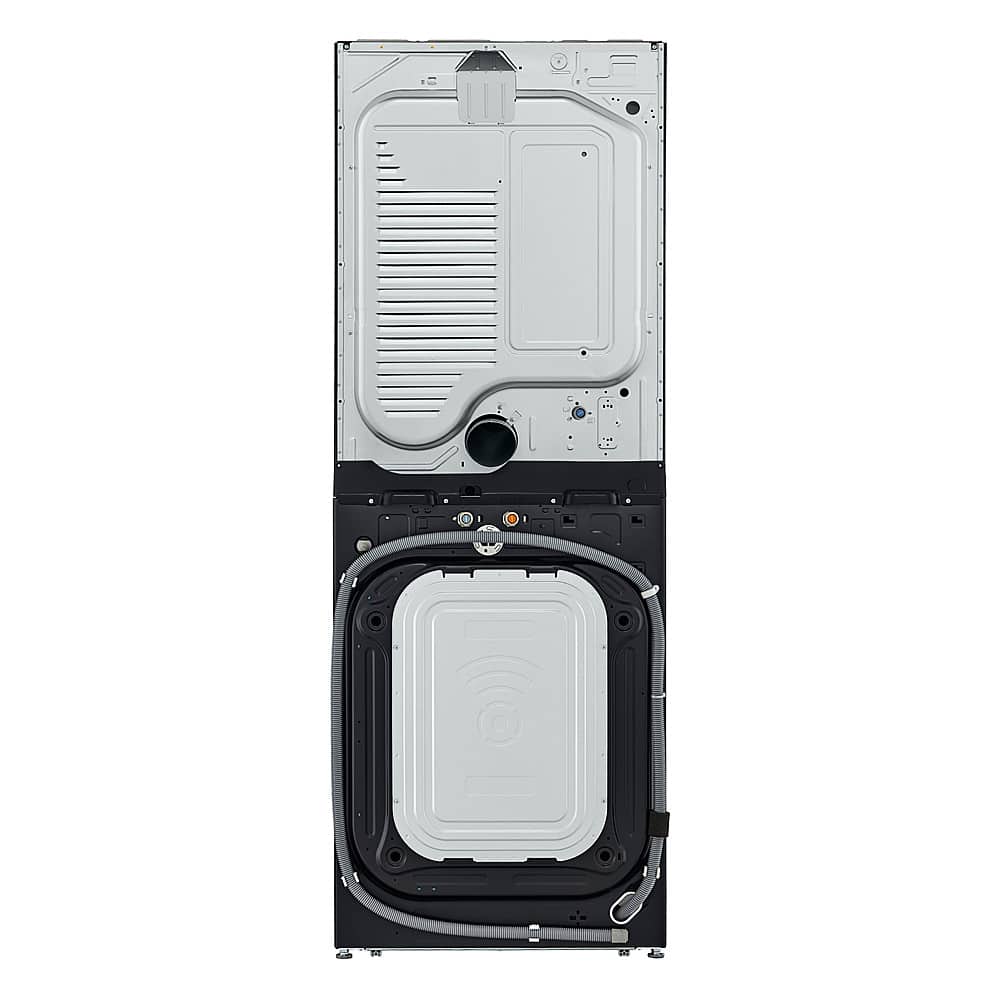 Alt View 26. LG - 4.5 Cu. Ft. HE Smart Front Load Washer and 7.4 Cu. Ft. Gas Dryer WashTower with Steam and Built-In Intelligence - Candy Apple Red.