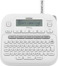 Brother - P-touch PTD220 Label Printer - White - Front_Zoom