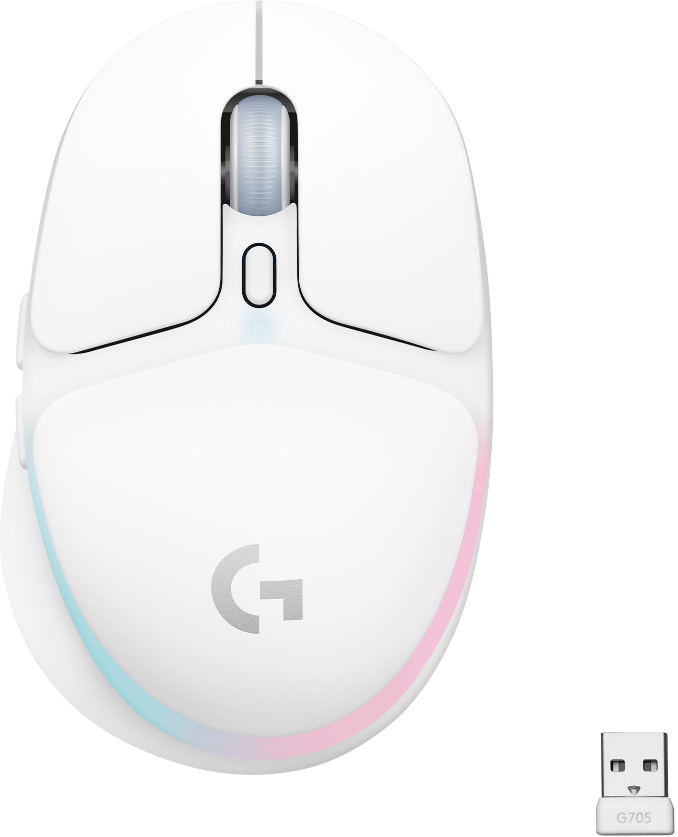 Logitech G705 Aurora Collection Wireless Optical Gaming Mouse with  Customizable LIGHTSYNC RGB Lighting White Mist 910-006365 - Best Buy