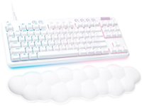Logitech - G713 Aurora Collection TKL Wired Mechanical Tactile Switch Gaming Keyboard for PC/Mac with Palm Rest Included - White Mist - Front_Zoom