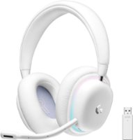 Logitech - G735 Aurora Collection Wireless Gaming Headset for PC/Mac and Mobile Devices with RGB Lighting - White Mist - Front_Zoom