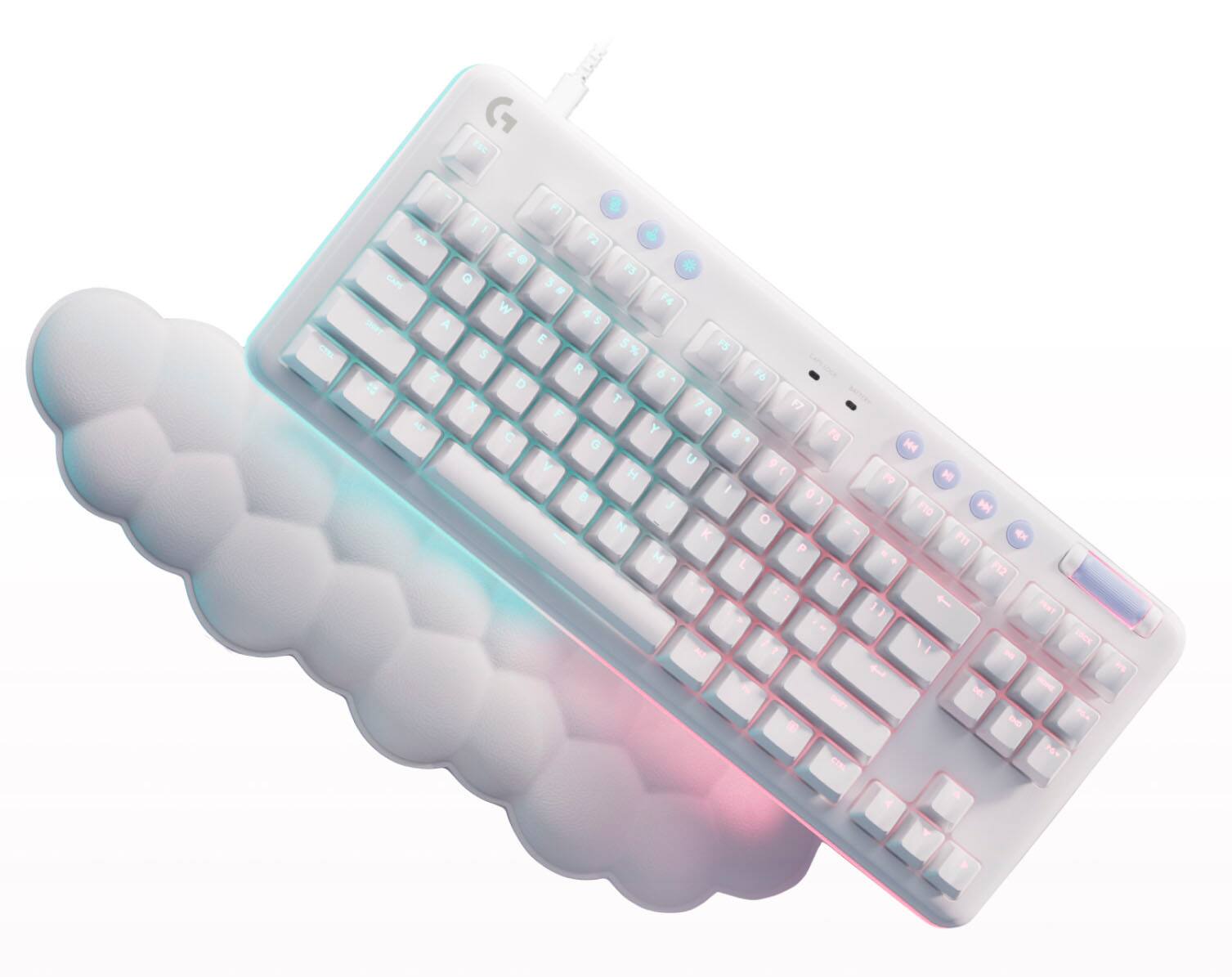 Logitech G713 Aurora Collection TKL Wired Mechanical Clicky Switch Gaming  Keyboard for PC/Mac with Palm Rest Included White Mist 920-010642 - Best Buy