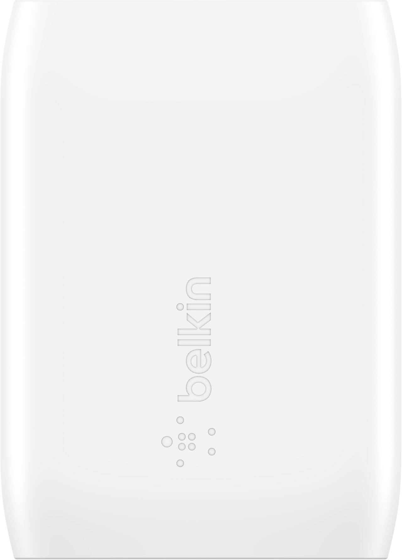 Alt View 1. Belkin - 30W USB-C Wall Charger, Power Delivery USB-C Charger with PPS Fast Charging for Apple iPhone and Samsung - White.