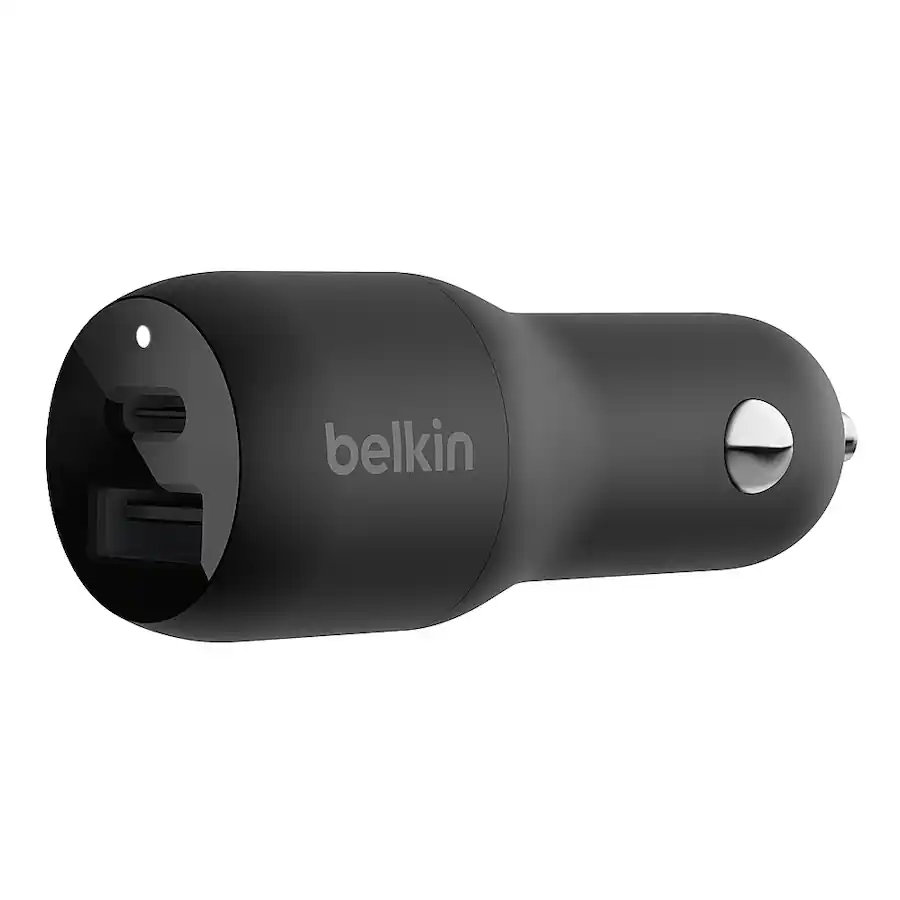 Belkin 37W Dual USB Car Charger Power Delivery 25W USB C Port