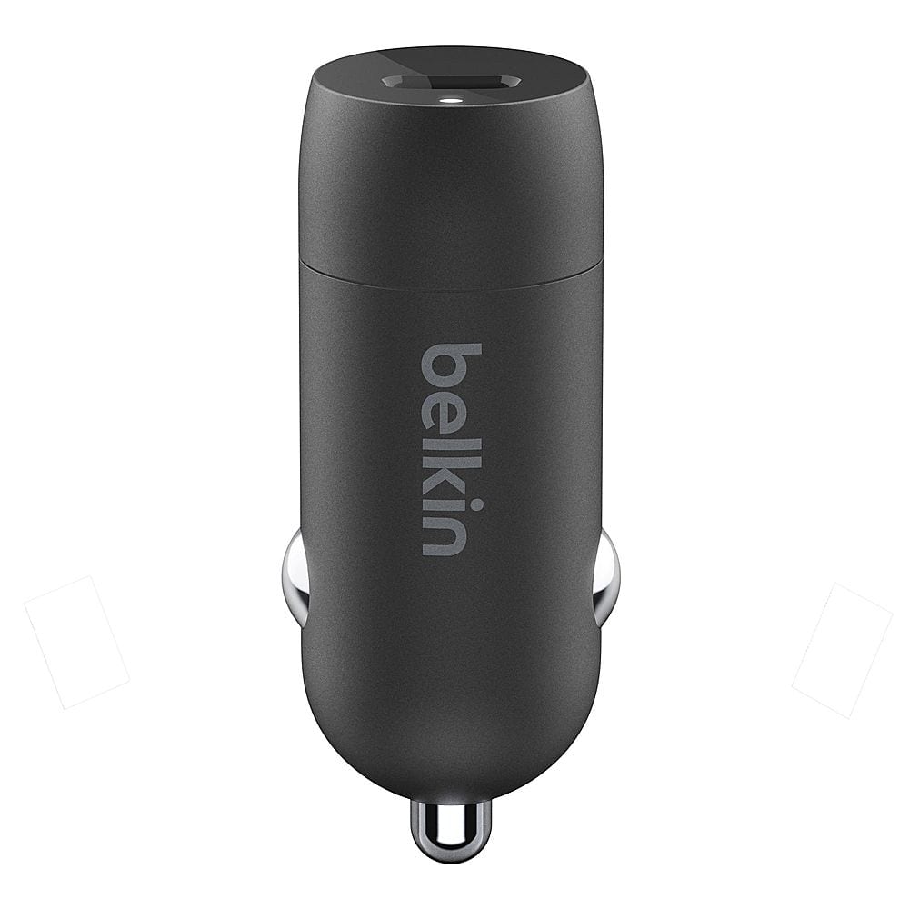 Alt View 12. Belkin - USB-C Fast Car Charger 20W - Black.