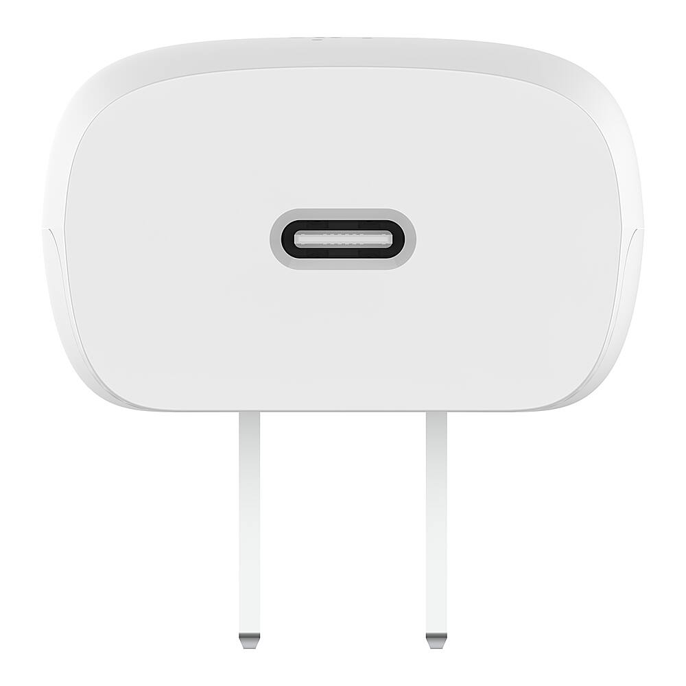 Alt View 12. Belkin - BOOSTCHARGE 20W USB-C Power Delivery Wall Charger + USB-C to Lightning Cable - White.