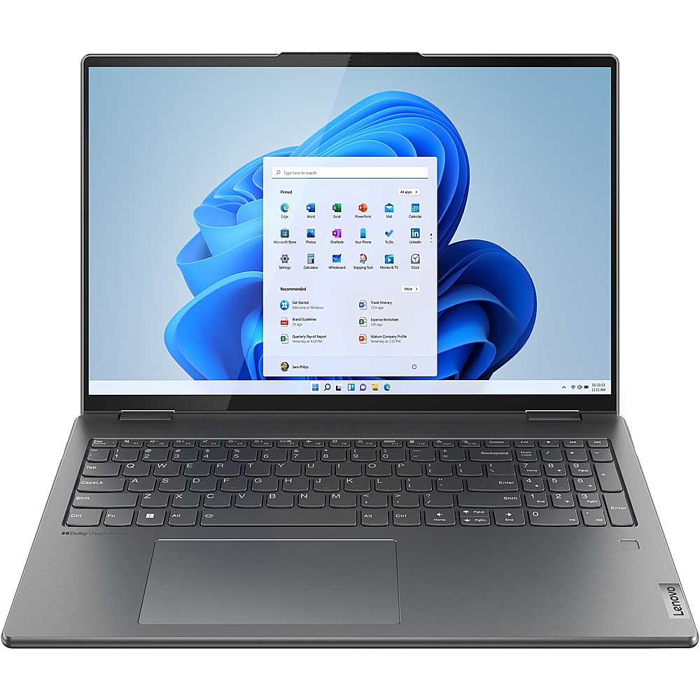 Lenovo – Yoga 7 16IAP7 16″ Laptop – Intel Core i7 – 16 GB Memory – 512 GB SSD – Storm Gray